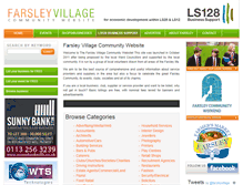 Tablet Screenshot of farsleyvillage.com